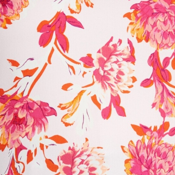 Halogen cap sleeve floral top - Picture 4 of 10